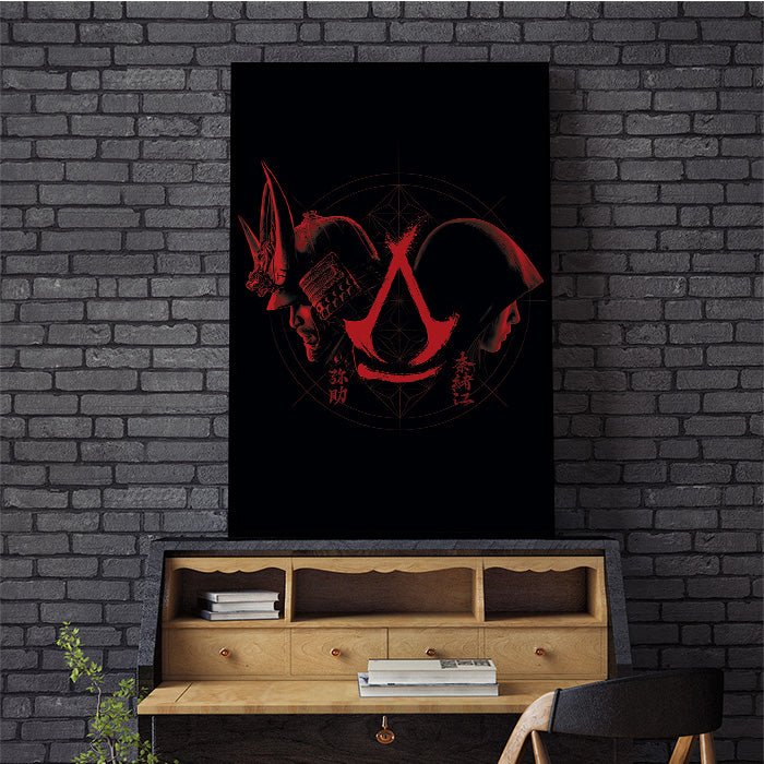 Naoe and Yasuke - Assassin's Creed art - Fine Art Print