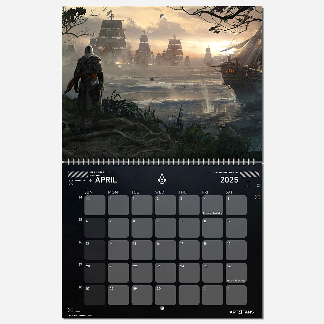 Assassin's Creed Calendar 2025 - Edward