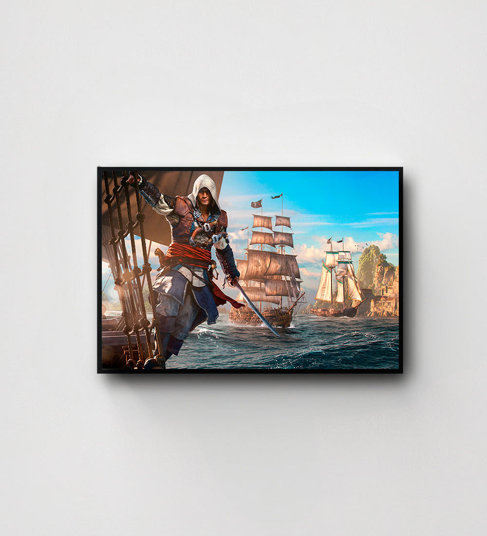 Edward Kenway at sea