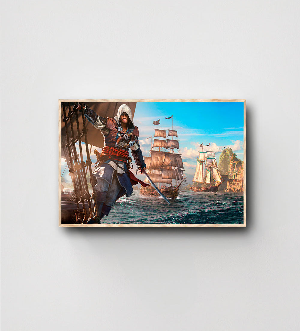 Edward Kenway at sea