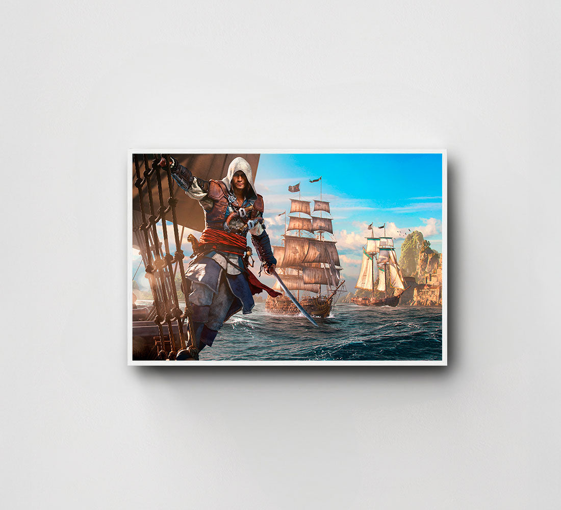 Edward Kenway at sea