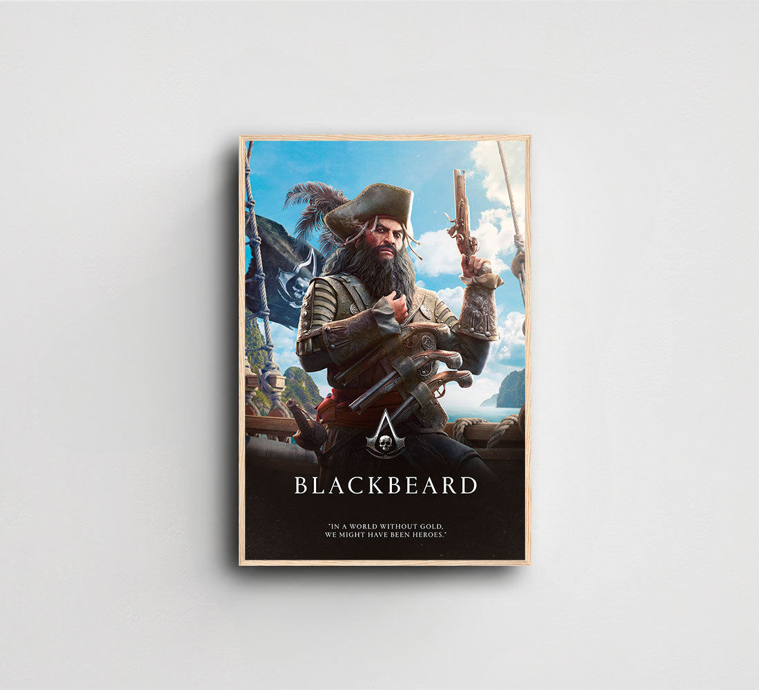 Blackbeard Portrait