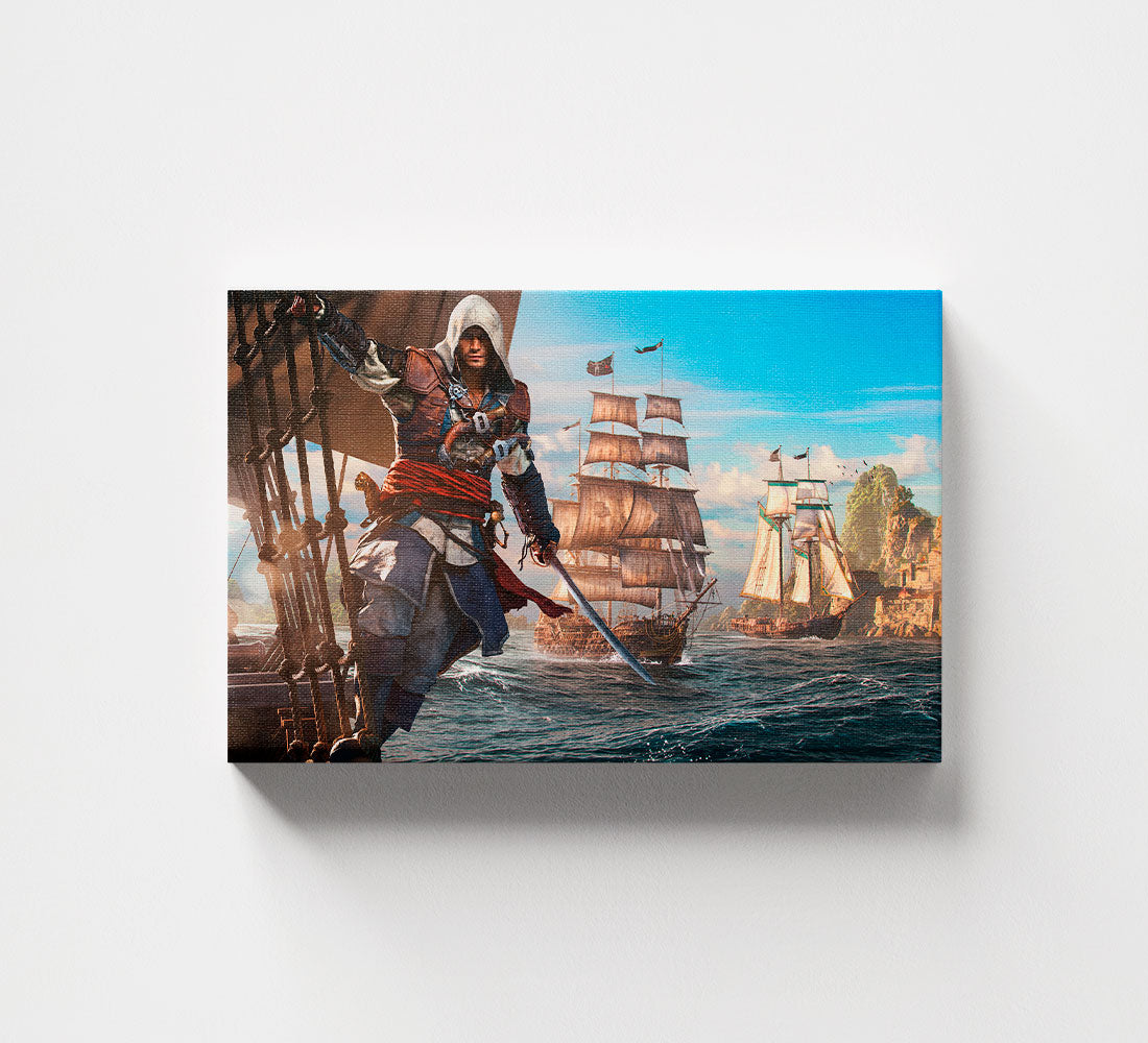 Edward Kenway at sea