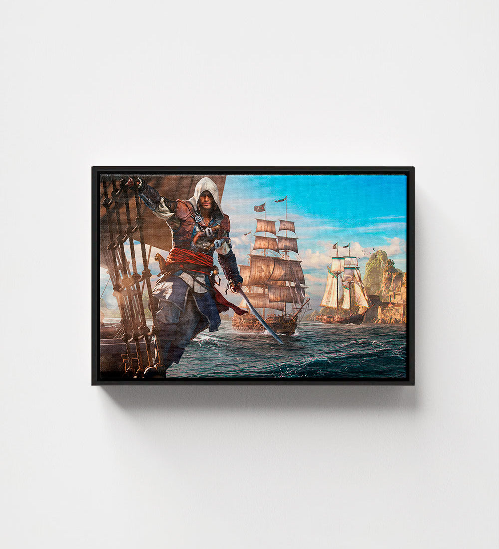 Edward Kenway at sea