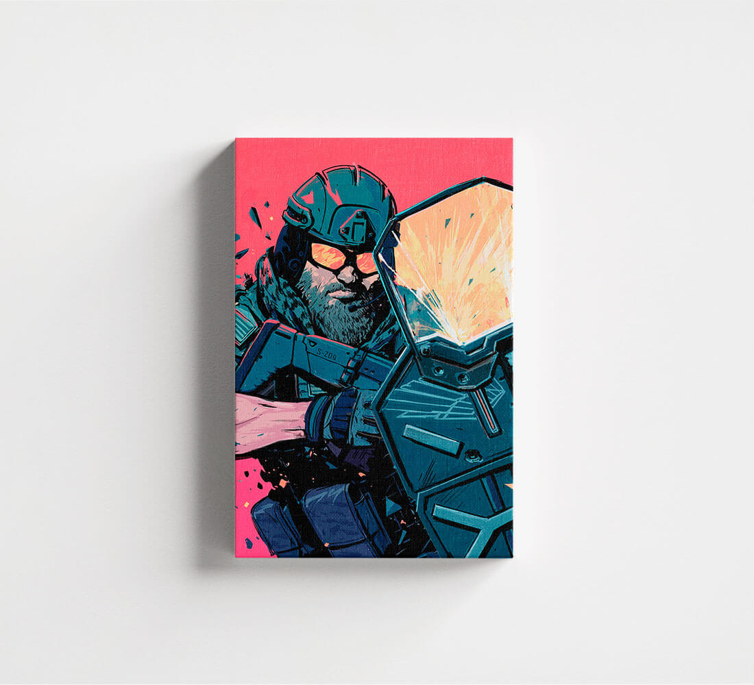 Colision Point R6 Backround Operation Collision Point | Six Siege X art gaming poster