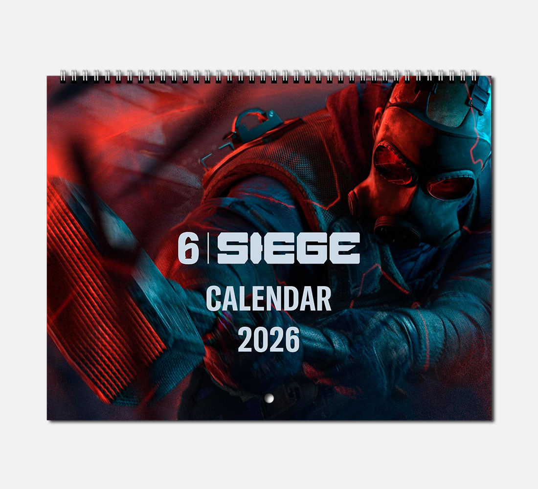 Six Siege Wall Calendar 2026 - Original Artwork & Customizable