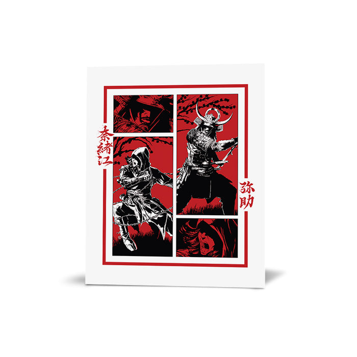 Assassin's Creed Shadows | Naoe and Yasuke Posing-Premium Poster | Art4Fans
