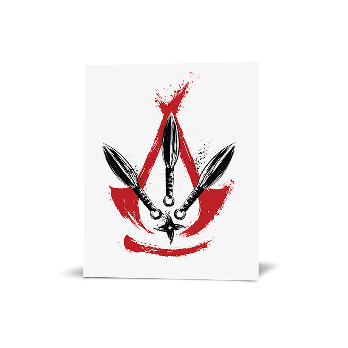Assassin's Creed Shadows | Kunai and Shuriken-Premium Poster | Art4Fans