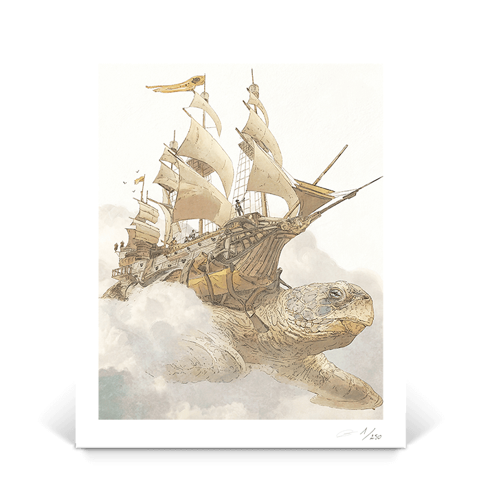 Gregory Fromenteau - Turtle Pirate Ship  - Art4Fans Signature