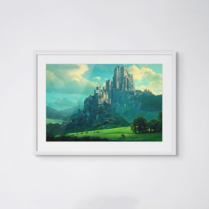 Raphaël Lacoste - The heart of Hyrule | Limited Edition - white Frame | Art4Fans Signature