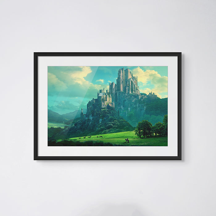 Raphaël Lacoste - The heart of Hyrule | Limited Edition - Black Frame | Art4Fans Signature