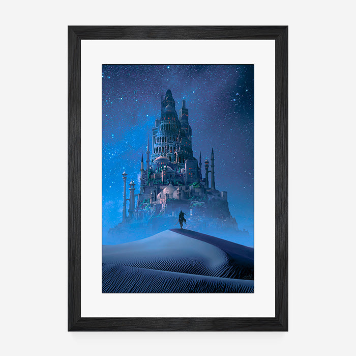 Raphaël Lacoste - A night in Persia | Limited Edition - Black Frame | Art4Fans Signature