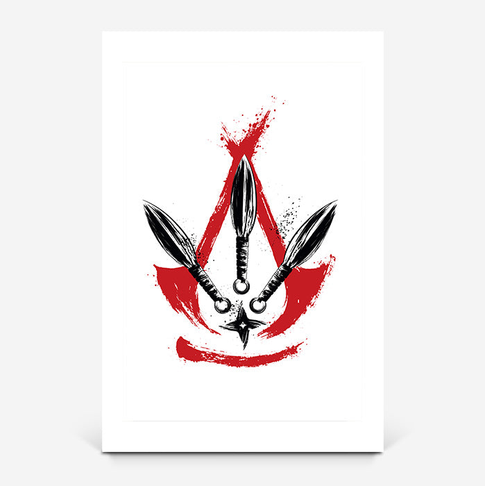 Assassin's Creed Shadows | Kunai and Shuriken-Fine Art Print | Art4Fans