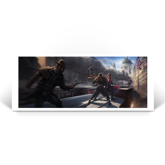 Assassin's Creed Syndicate |The Train Attack |Fine Art Print