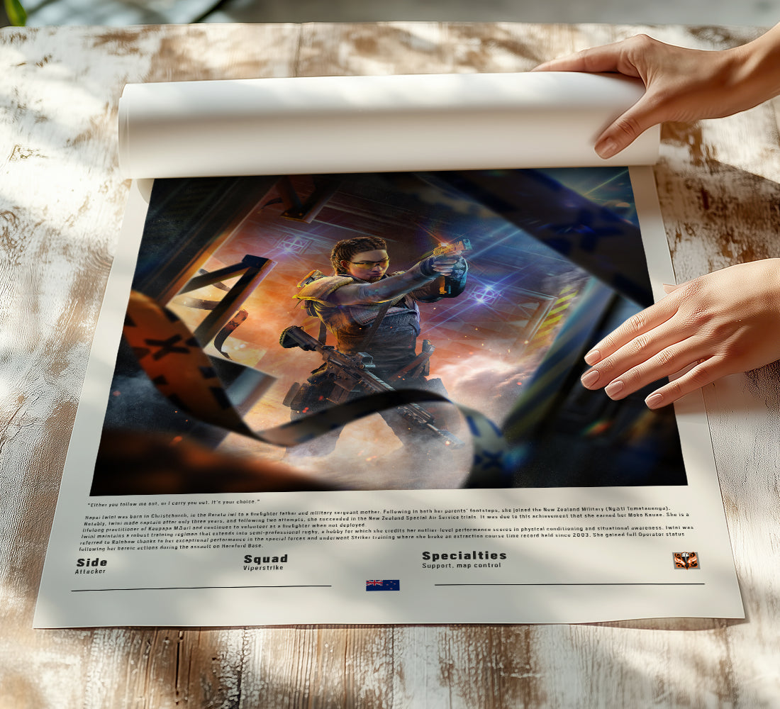 Rauora Framed Print Poster | Rainbow Six Siege X | Art4FAns