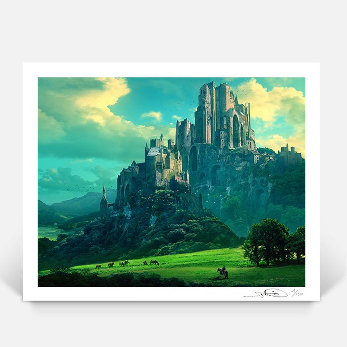 A journey to the heart of Hyrule - Raphael Lacoste art - (14'' X 11'' / 35.56 X 27.94 cm)