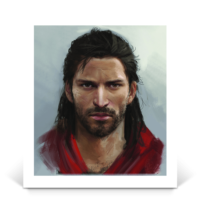 Alexios of Sparta - Assassin's Creed art - Fine Art Print