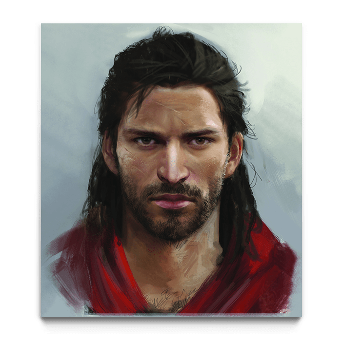 Alexios of Sparta - Assassin's Creed art - Fine Art Print