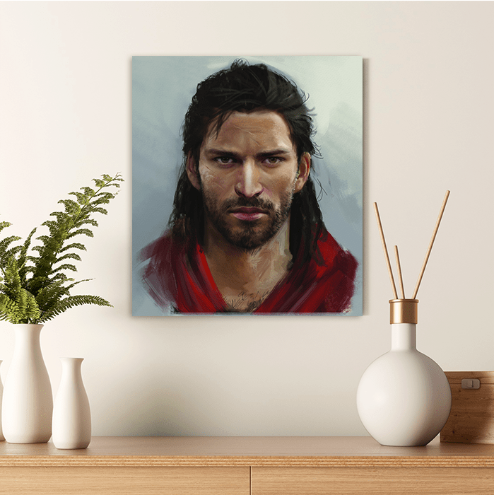 Alexios of Sparta - Assassin's Creed art - Fine Art Print