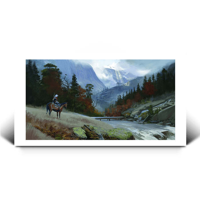 An Autumn Ride - Assassin's Creed art - Fine Art Print