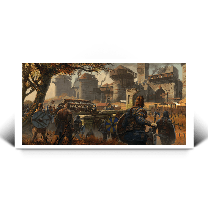 Ancaster Assault - Assassin's Creed art - Fine Art Print