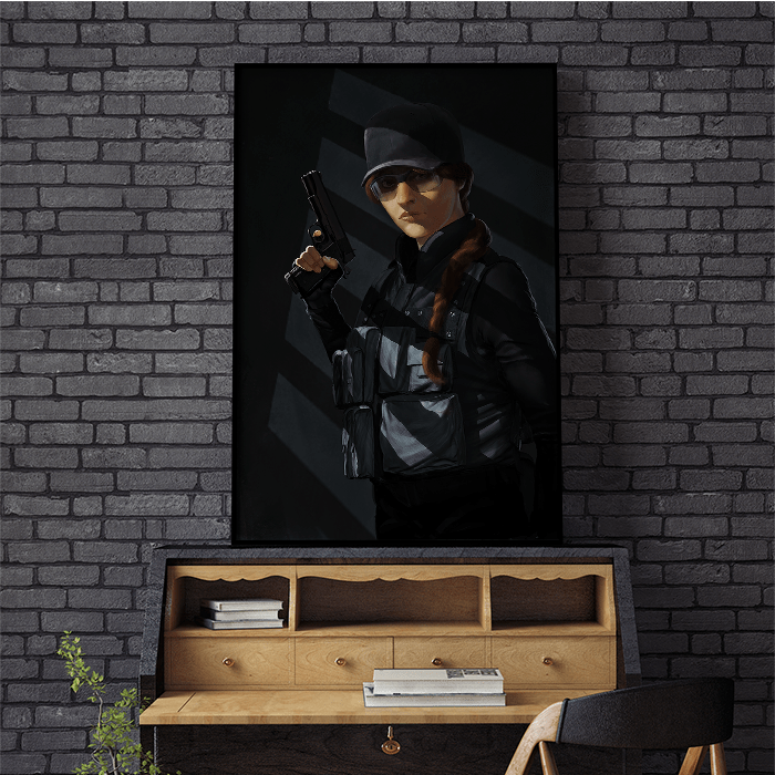 Ash - Portrait - Six Siege art - Fine Art Print