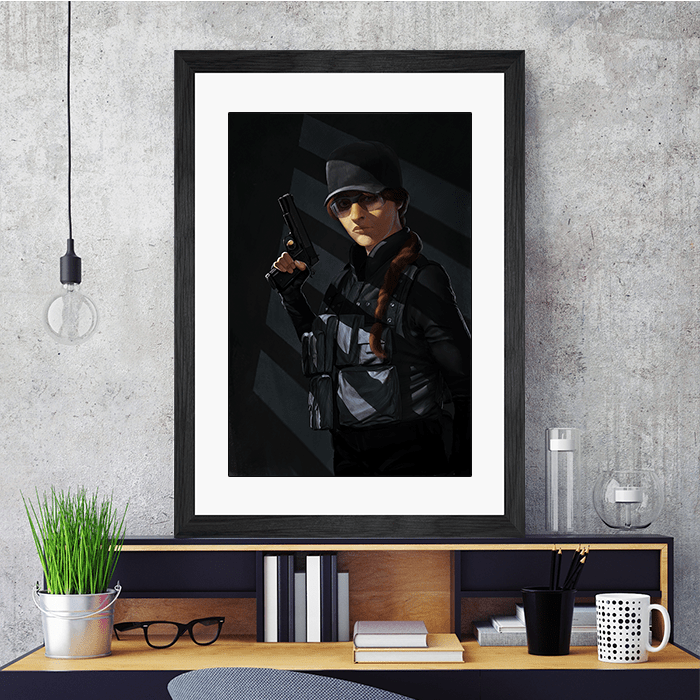 Ash - Portrait - Six Siege art - Fine Art Print