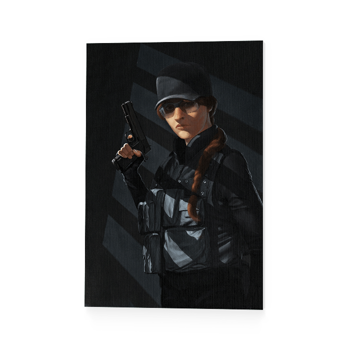 Ash - Portrait - Six Siege art - Fine Art Print