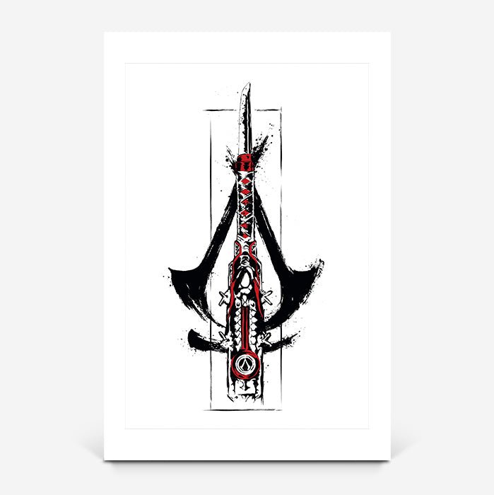 Assassin's Creed Shadows - Hidden Blade - Assassin's Creed art - Fine Art Print