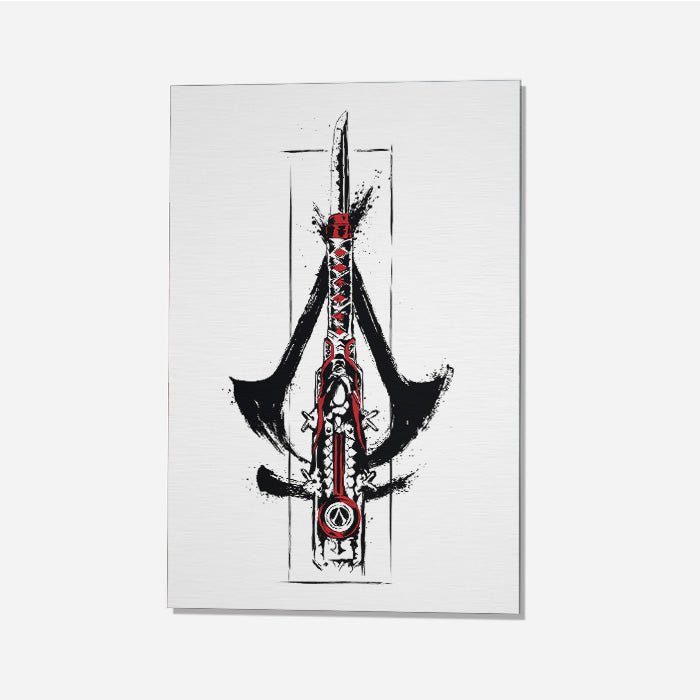Assassin's Creed Shadows - Hidden Blade - Assassin's Creed art - Framed Print