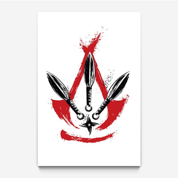 Assassin's Creed Shadows - Kunai and Shuriken - Assassin's Creed art - Fine Art Print