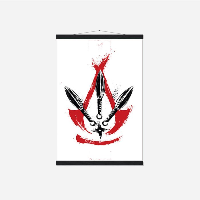 Assassin's Creed Shadows - Kunai and Shuriken - Assassin's Creed art - Framed Print