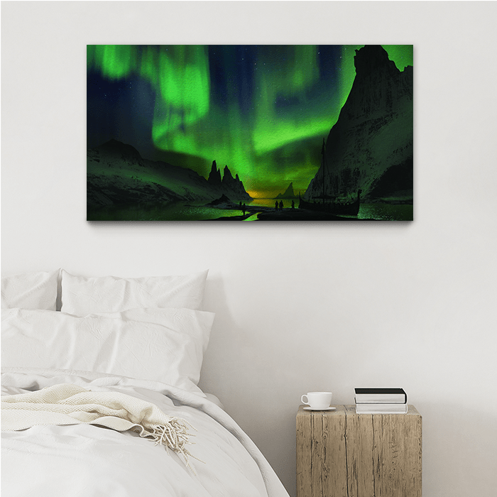 Aurora borealis - Assassin's Creed art - Fine Art Print