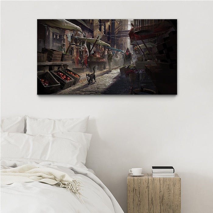 Back alley - Assassin's Creed art - Fine Art Print