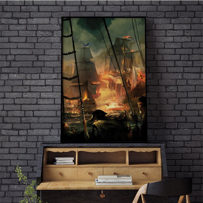 Battleship - Assassin's Creed art - Fine Art Print