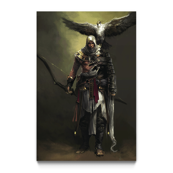 Bayek and Senu - Assassin's Creed art - Fine Art Print