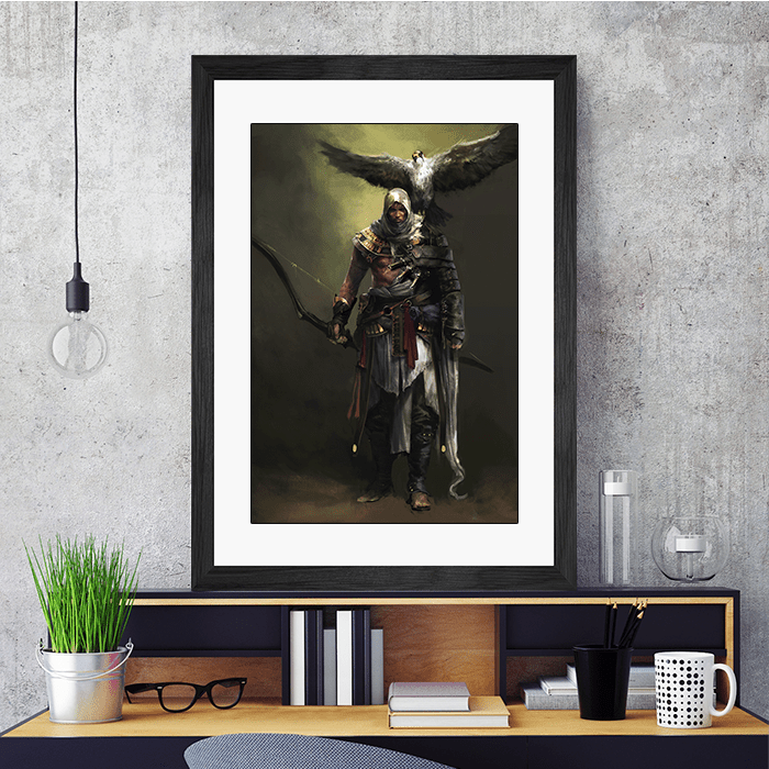 Bayek and Senu - Assassin's Creed art - Fine Art Print