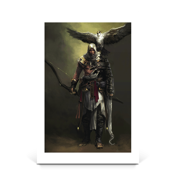 Bayek and Senu - Assassin's Creed art - Fine Art Print