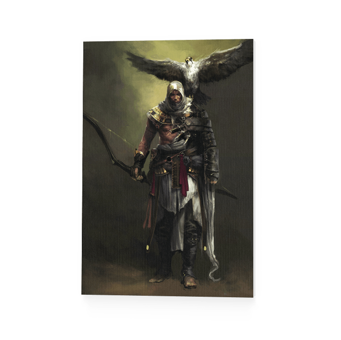 Bayek and Senu - Assassin's Creed art - Museum Canvas