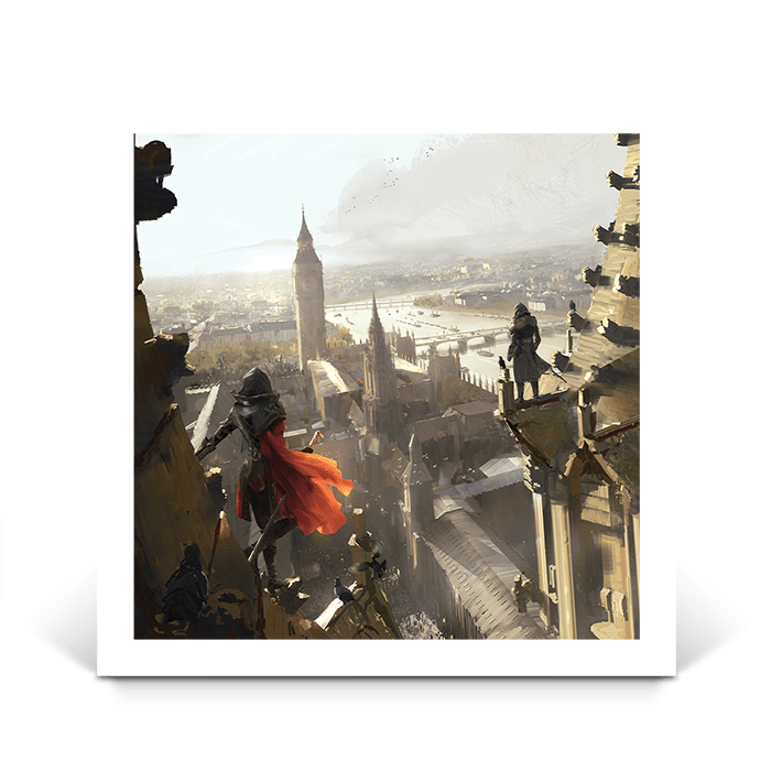 Big Ben - Assassin's Creed art - Fine Art Print