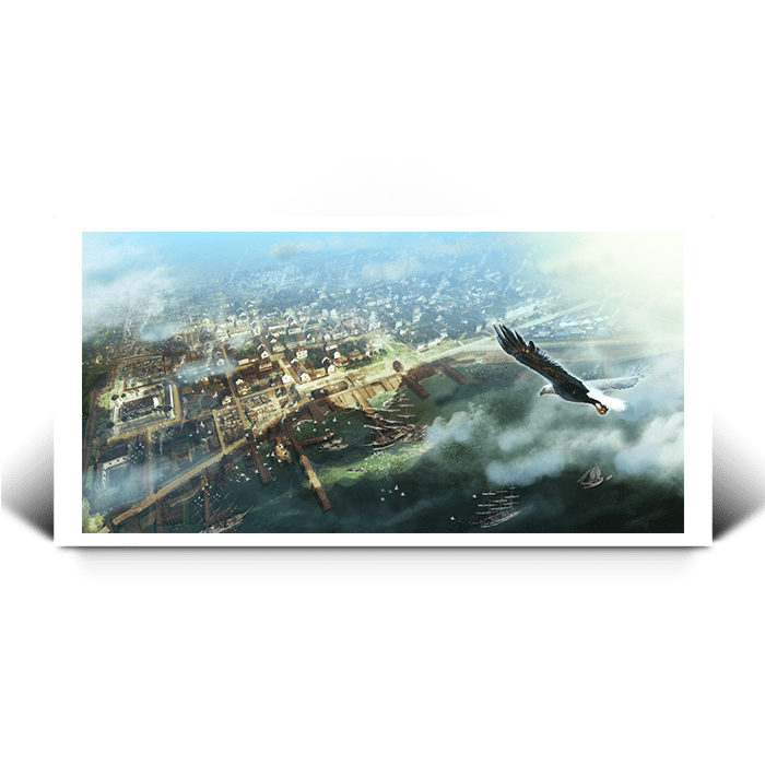 Bird's Eye View - Assassin's Creed art - Fine Art Print