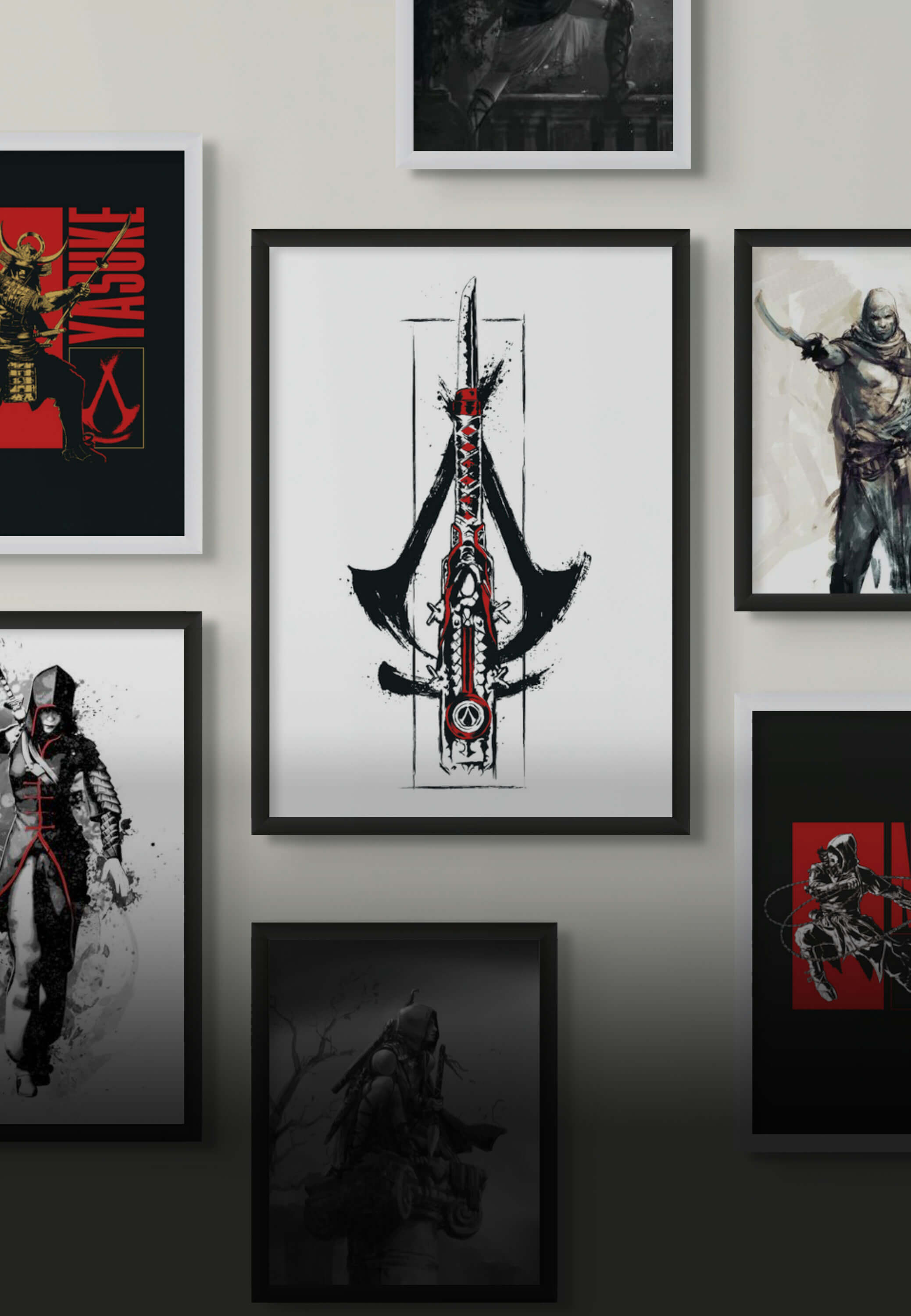 Black Friday - 30%off on Six Assassin's creed Art