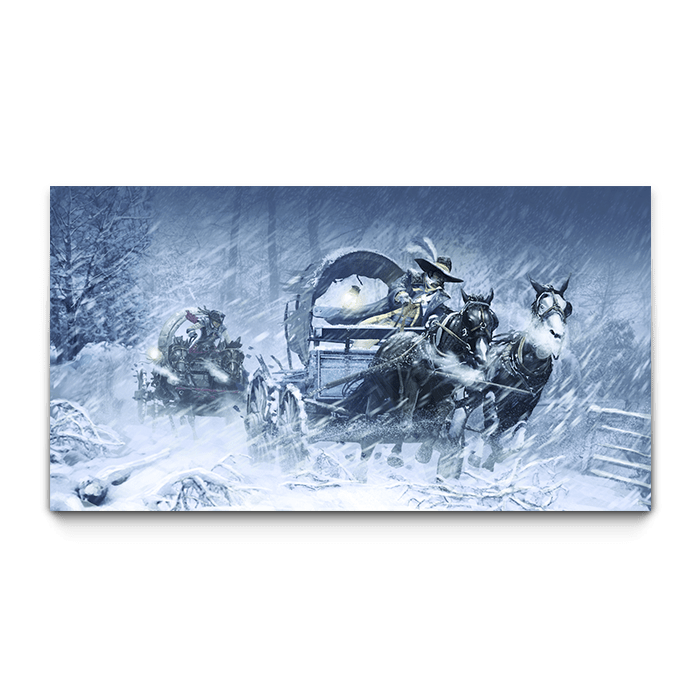 Blizzard Chase - Assassin's Creed art - Fine Art Print