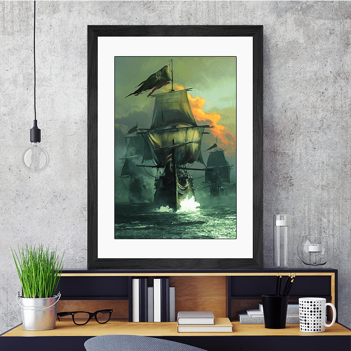 Canons at the Ready - Assassin's Creed art - Fine Art Print