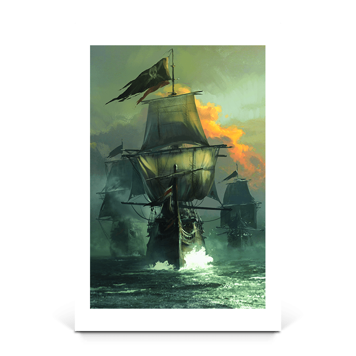 Canons at the Ready - Assassin's Creed art - Fine Art Print