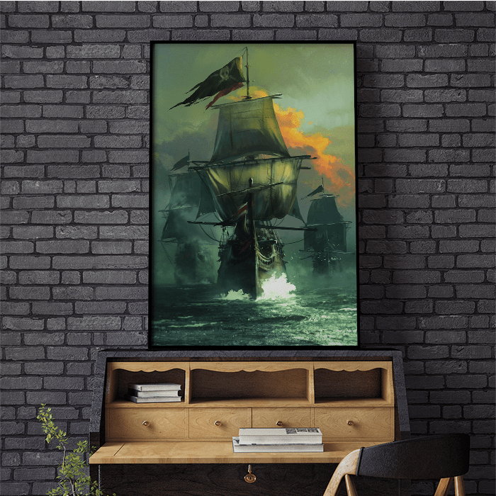 Canons at the Ready - Assassin's Creed art - Fine Art Print