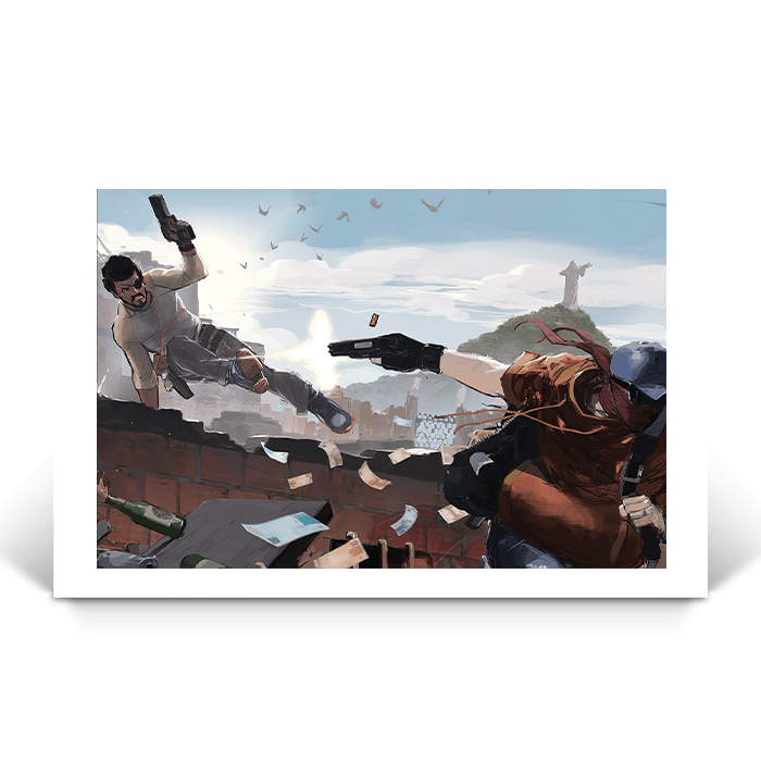 Capitao - the chase - Six Siege art - Fine Art Print