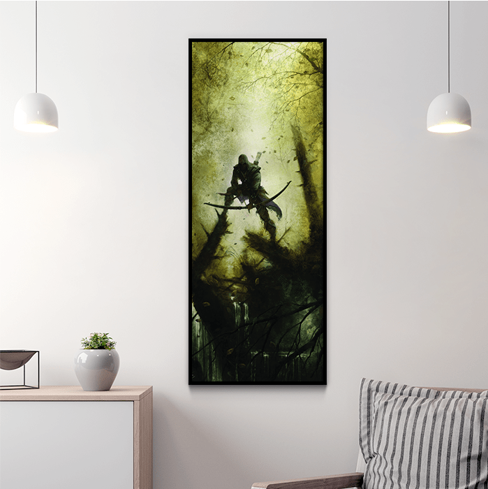 Connor Hunting - Assassin's Creed art - Fine Art Print