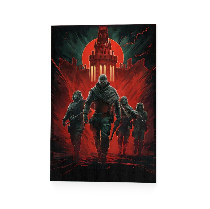 Deimos and his mercenaries - Six Siege art - Framed Print