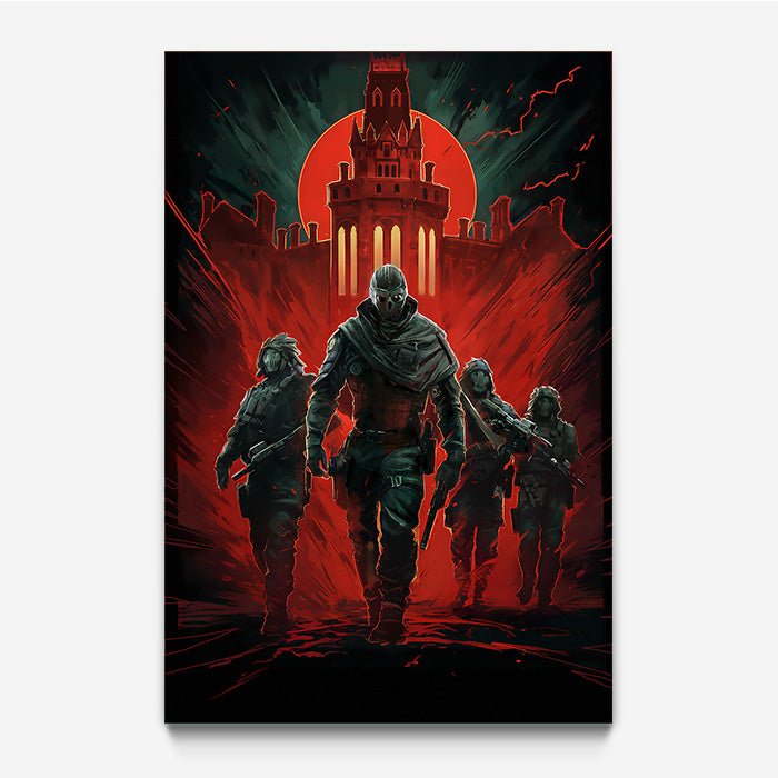 Deimos and his mercenaries - Six Siege art - Fine Art Print